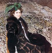 Alexander Yakovlevich GOLOVIN Actress of E.A Germany oil painting artist